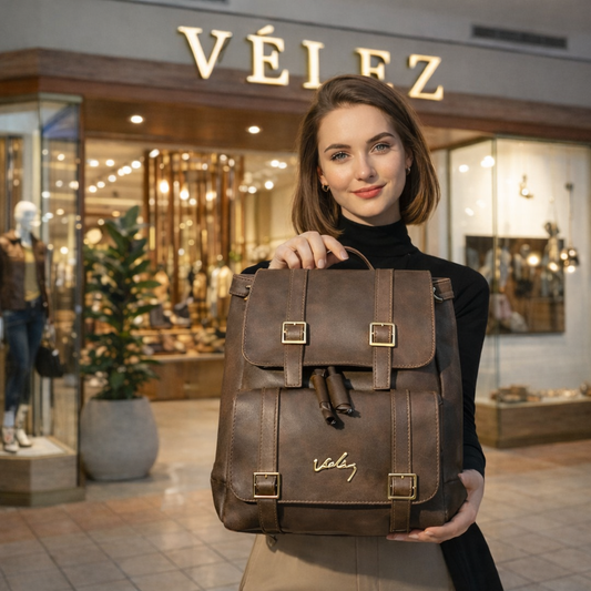 Morral VÉLEZ CUERO PREMIUM+ Llévate un REGALO GRATIS
