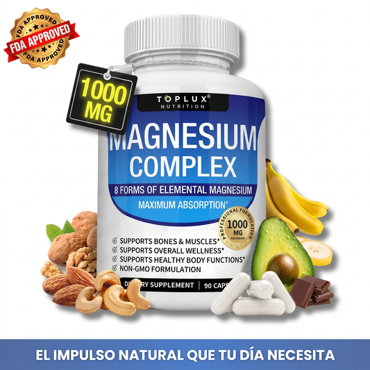 Magnesium Complex Ethiopian - Recupera tu fuerza, sueño, energía y vitalidad en solo 21 días. - Protocolo Dr Ricardo Menéndez -